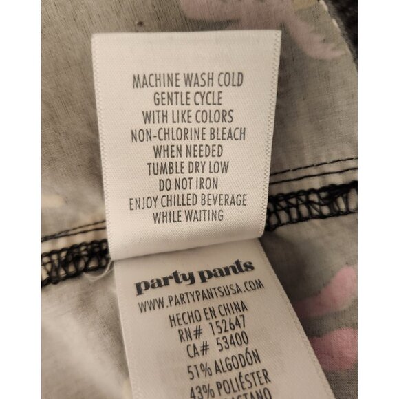 Party Pants Board Shorts Skating Sloths Black Unique Multicolor Mens XL EUC - Picture 12 of 14